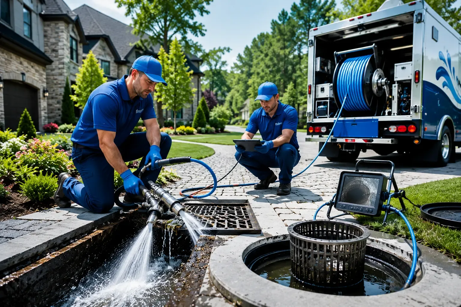 Local outdoor drain cleaning professionals in Tremont City, OH